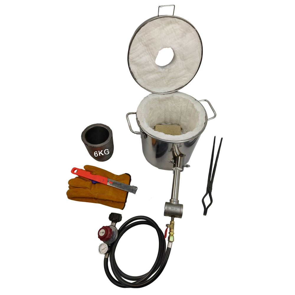LSMIITTH 6 KG Gas Metal Melting Furnace Refine Propane Forge Casting Tool Gold foundry - Image 3