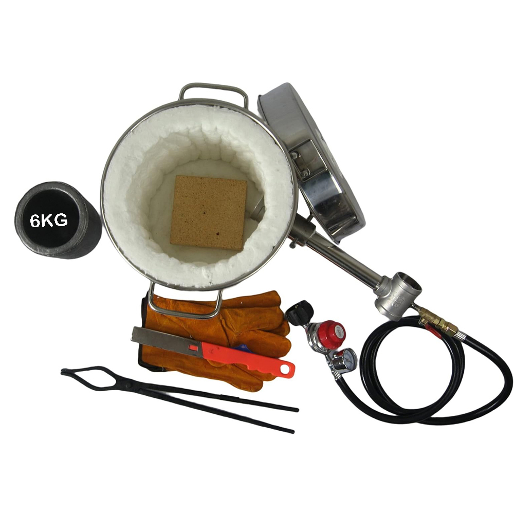 LSMIITTH 6 KG Gas Metal Melting Furnace Refine Propane Forge Casting Tool Gold foundry - Image 4