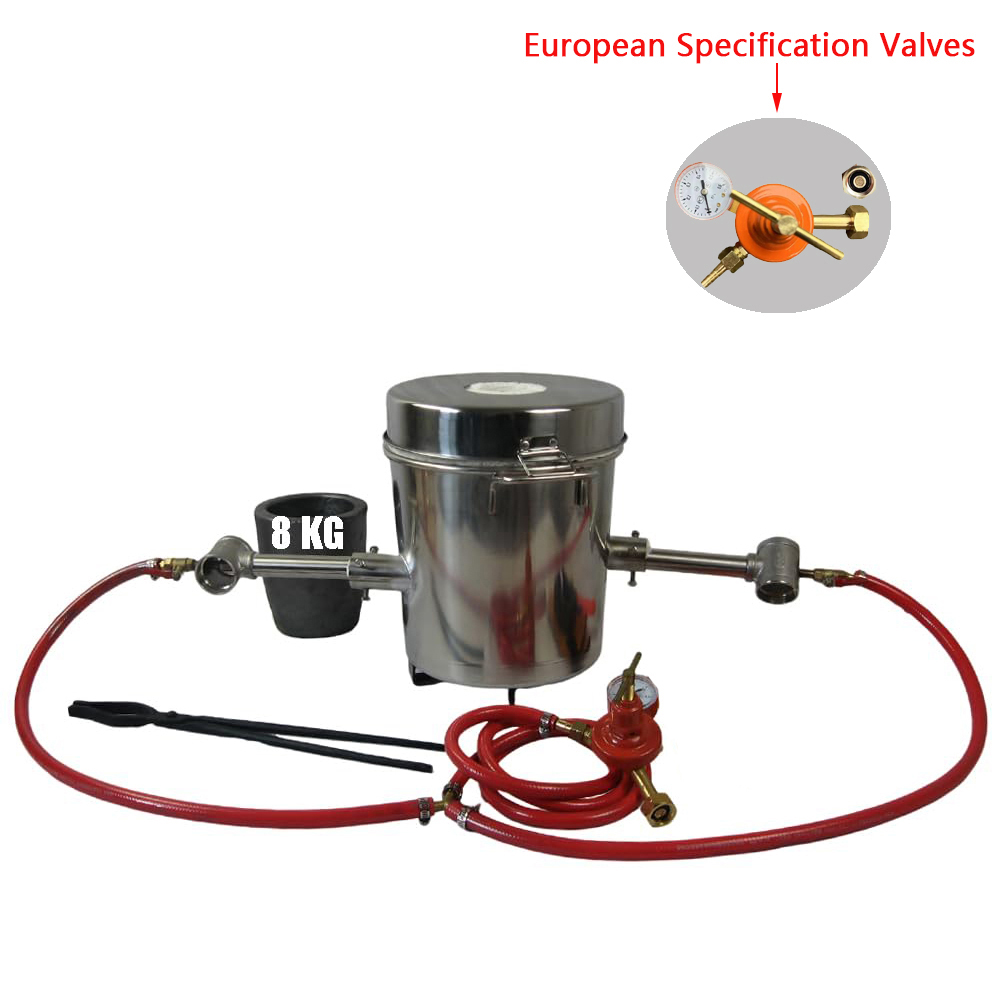 LSMIITTH 6 KG Dual Burner Gas Metal Melting Furnace Propane Forge Casting Tool - Image 10